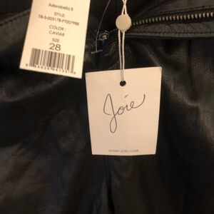 Leather pants new tags
